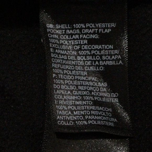 The North Face Jacket Black Full Zip Soft Shell Size Small - Picture 6 of 6